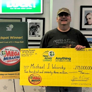 VIDEO: New Jersey handyman comes forward as $273M lottery winner