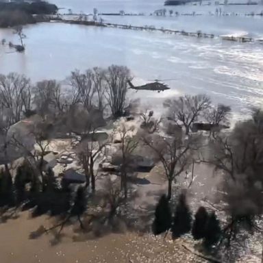 VIDEO: Two people dead as devastating flooding overwhelms the Midwest