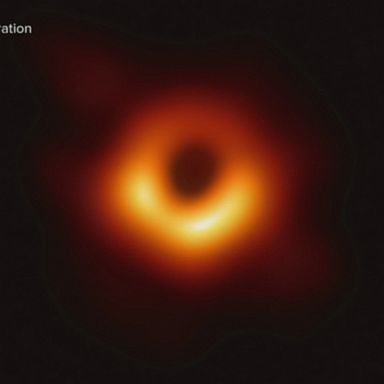 The Event Horizon Telescope has captured an image of a ring of light around the Black Abyss, a black hole about 55 million light years away.