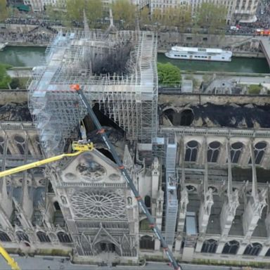 VIDEO: New images of Notre Dame Cathedral show extent of fire damage