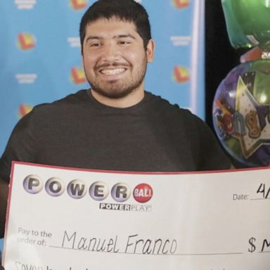 Manuel Franco, 24, from Wisconsin, won the $786 million jackpot.