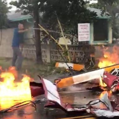 VIDEO: 3 killed after helicopter crashes on residential street in Hawaii