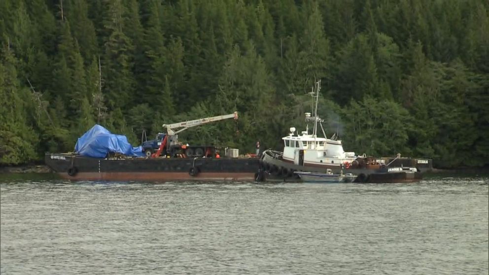 Up-close look at wreckage from Alaskan Wilderness collision Video - ABC ...