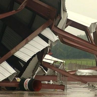 VIDEO: Torrential rains forcing rescues as twisters threaten heartland