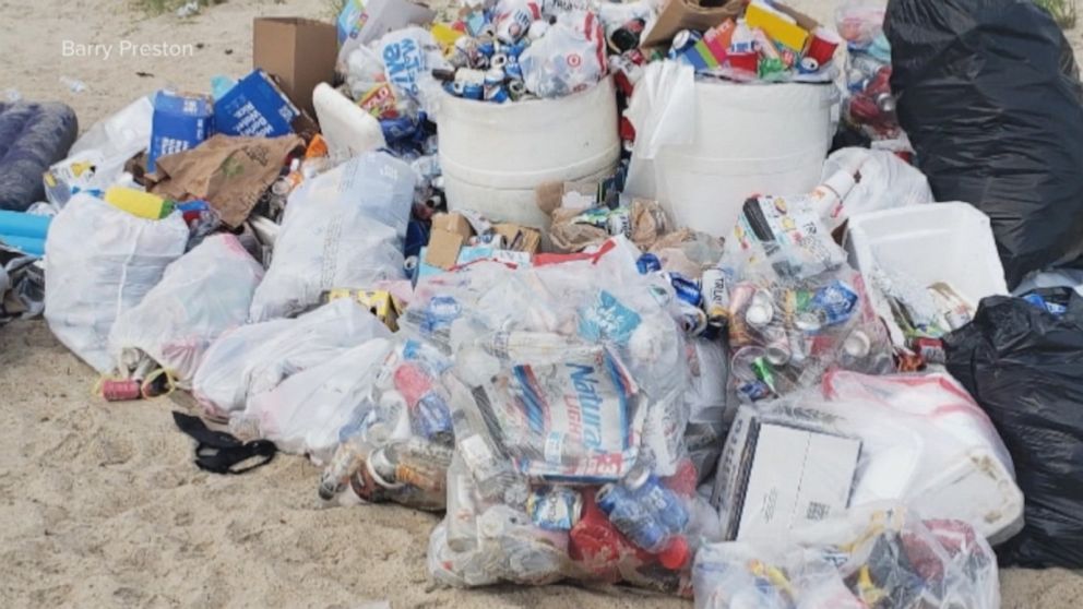 Officials residents slam visitors who left 10 tons of trash in Virginia Beach