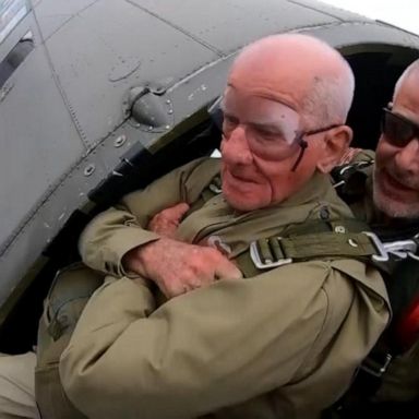 VIDEO: World War II veteran takes to the skies over Normandy to honor the fallen