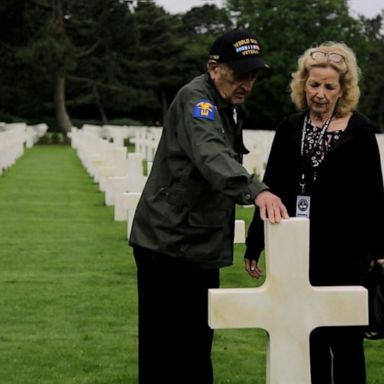 VIDEO: World War II veterans pay respects at US cemetery in Normandy 