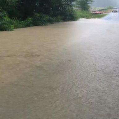 VIDEO: Flooding in the South turns deadly while heat and wildfires threaten western states