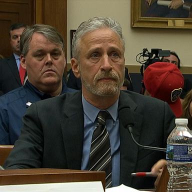 VIDEO: Jon Stewart demands Congress support 9/11 compensation fund