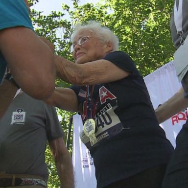 VIDEO: 103-year-old runner wins gold in 50 and 100-meter dash