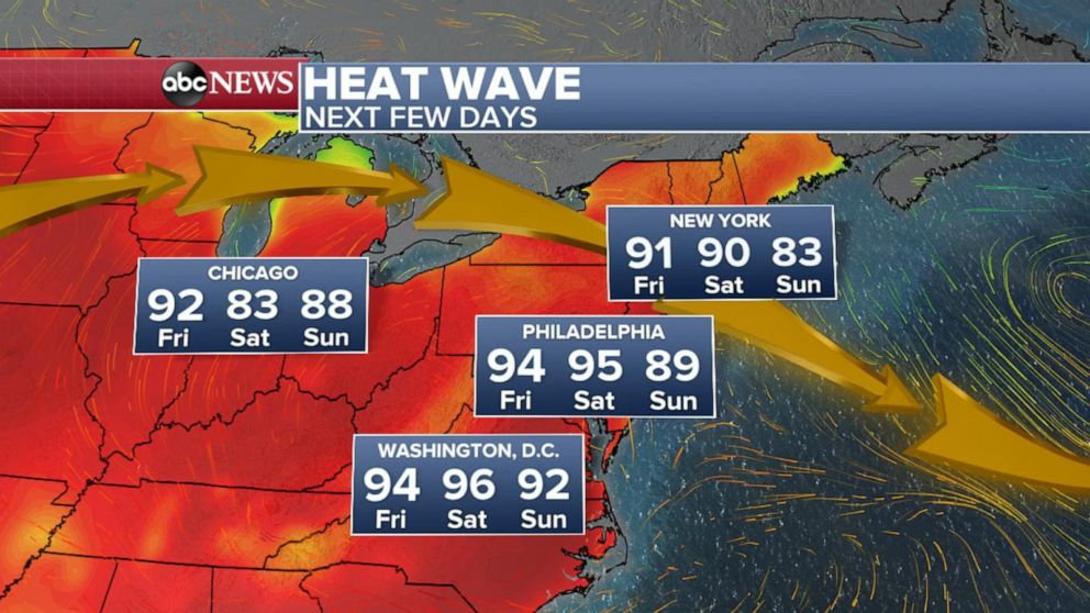 Video East Coast On The Brink Of First Heat Wave Of The Season - Abc News