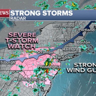 VIDEO: Severe weather moves through the Northeast 