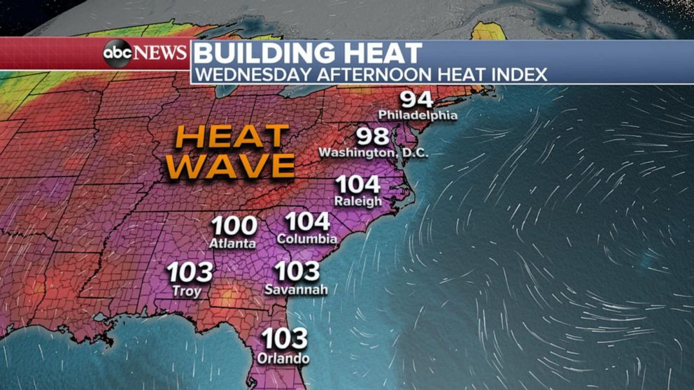 New heat wave is expected on the East Coast Video ABC News