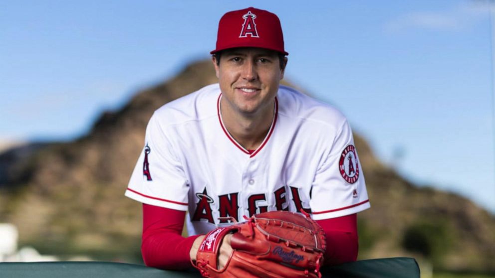 Los Angeles Angels pitcher Tyler Skaggs 
