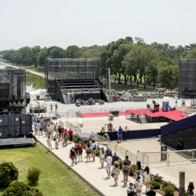 VIDEO: Preparations underway for Trump's July 4 address to the nation