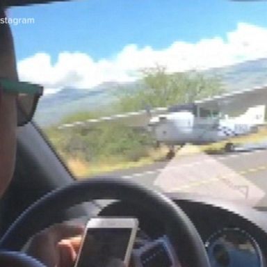 VIDEO: Engine failure caused a plane boarded by two people to crash land in Hawaii