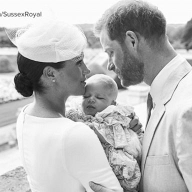 VIDEO: Meghan Markle and Prince Harry baptize baby Archie