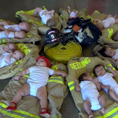 VIDEO: 3 sets of twins born to firefighting team who battled Carr blaze