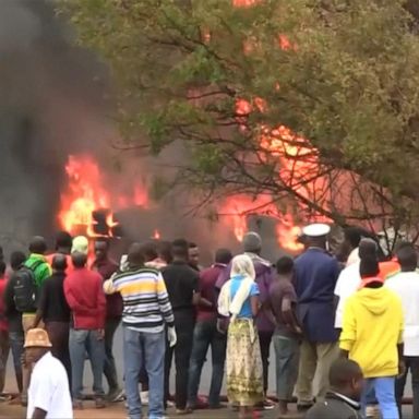 VIDEO: Deadly tanker truck explosion leaves 62 dead in Tanzania