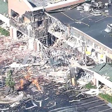 VIDEO: A massive explosion destroyed a shopping center near Baltimore 