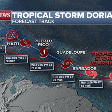 VIDEO: Possible thunderstorms and flash flooding from New Orleans to North Dakota