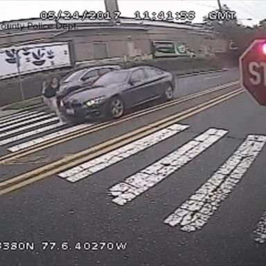 VIDEO: 16-year-old struck while crossing street to board school bus 