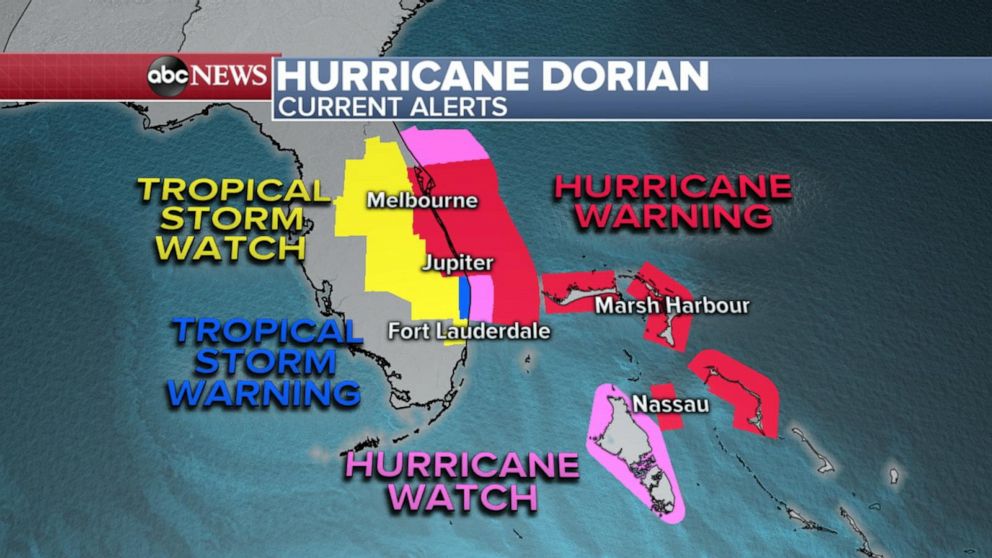 Hurricane warnings issued across Florida Video ABC News