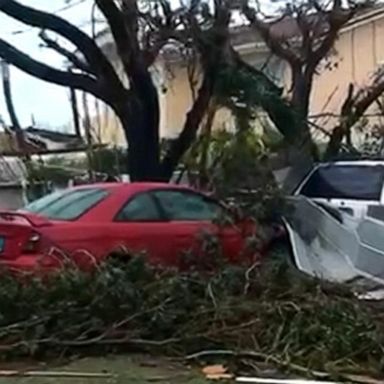 VIDEO: Hurricane Dorian churns just 100 miles off the coast of Florida