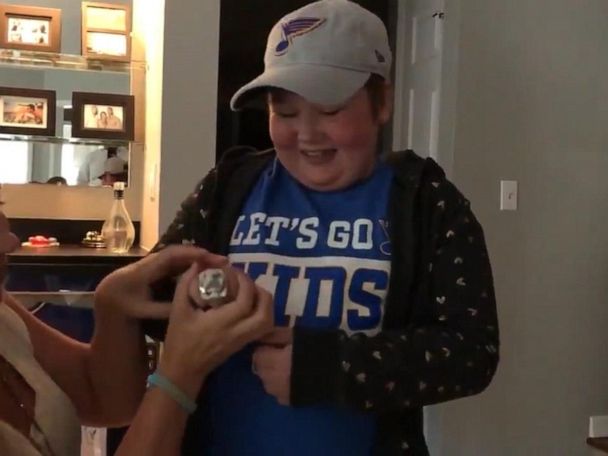 Stanley Cup Final: St. Louis Blues inspired by girl with rare