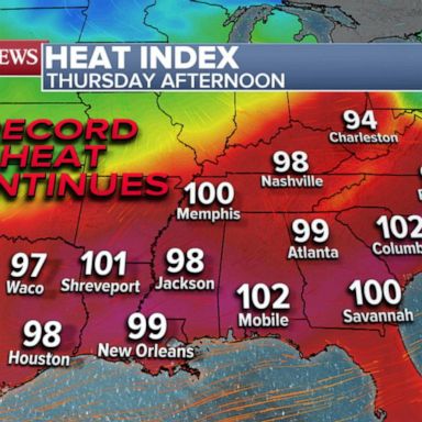 VIDEO: More than 50 all-time October heat records tied or broken in East