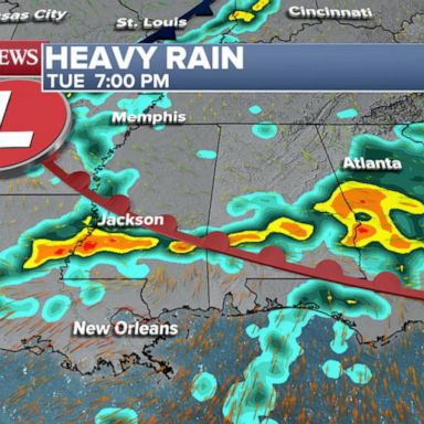 VIDEO: Dangerous storm developing that will hit the South and Northeast