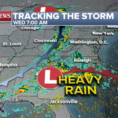 VIDEO: Nor’easter expected to bring heavy rains to Northeast