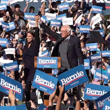 VIDEO: Bernie Sanders back on campaign trail after heart attack