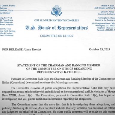 VIDEO: Ethics investigation of Rep. Katie Hill