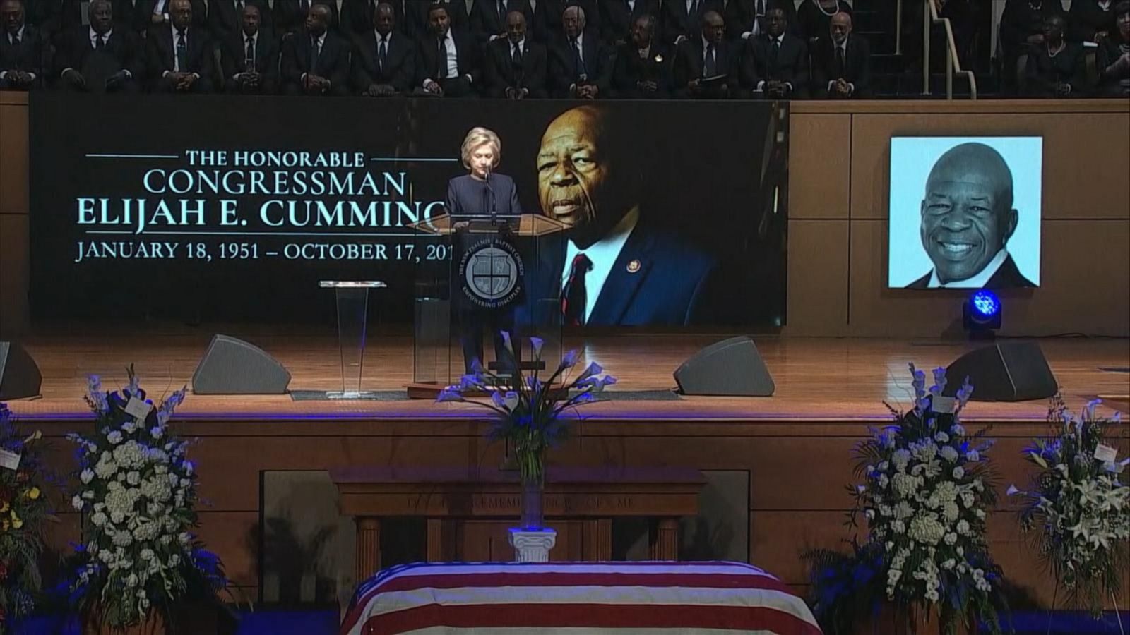 Rep Elijah Cummings Legacy Celebrated During Baltimore Funeral Good Morning America