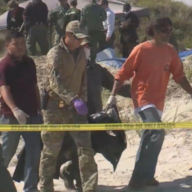 VIDEO: Couple crossing U.S.-Mexico border sought in double murder