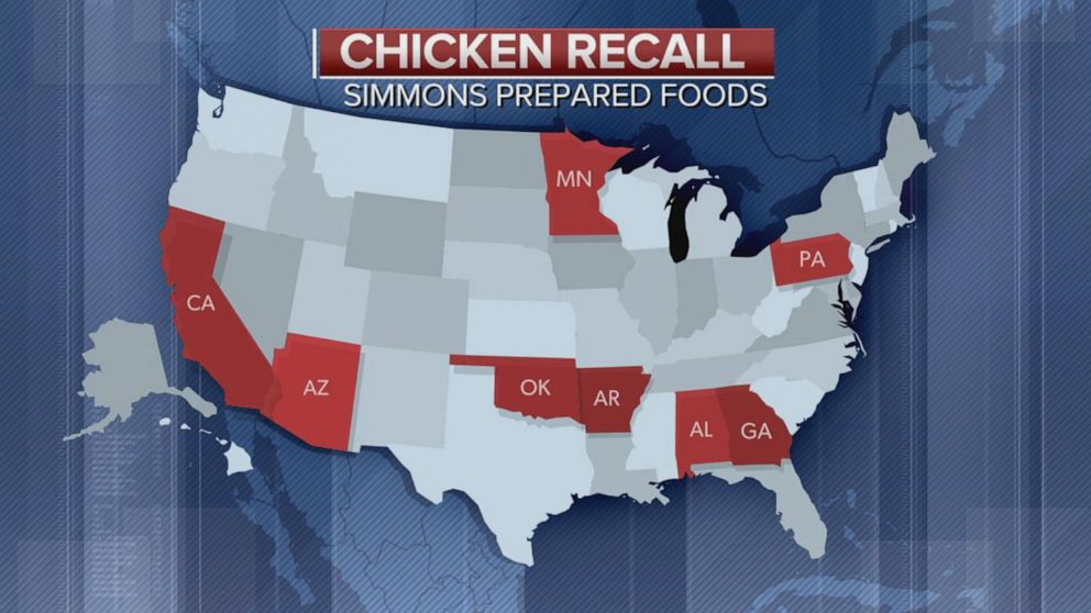 2 Million Pounds Of Chicken Recalled Video - ABC News