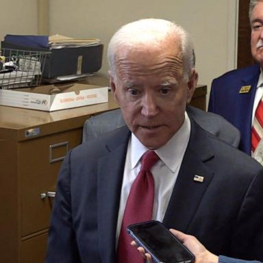 VIDEO: Biden speaks out about Michael Bloomberg's potential bid