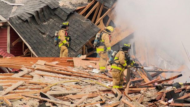 Video New surveillance video shows home explosion in Michigan - ABC News