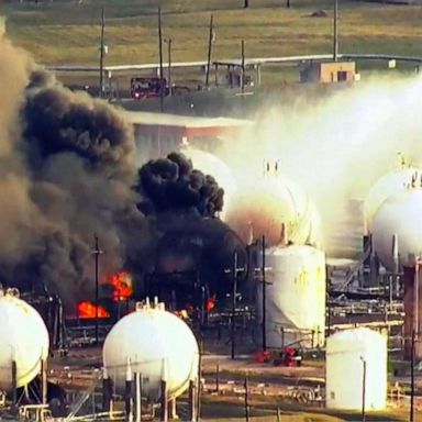 VIDEO: Community evacuated following explosion at refinery