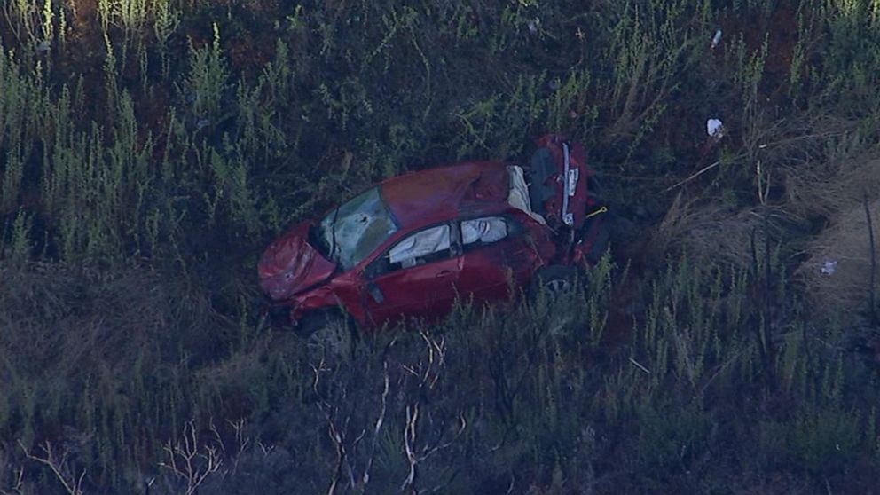 Car goes over a cliff in Malibu Video - ABC News