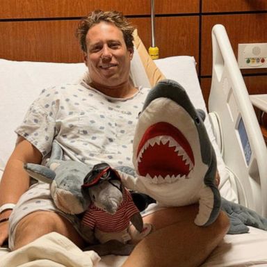 VIDEO: Surfer thanks friend, rescuers for saving his life after shark attack