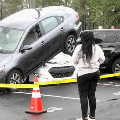 VIDEO: Powerful storm strikes the Carolinas after tornado hits the South