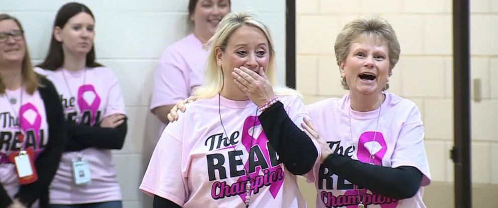 WKYC surprises Parma teacher who battled breast cancer