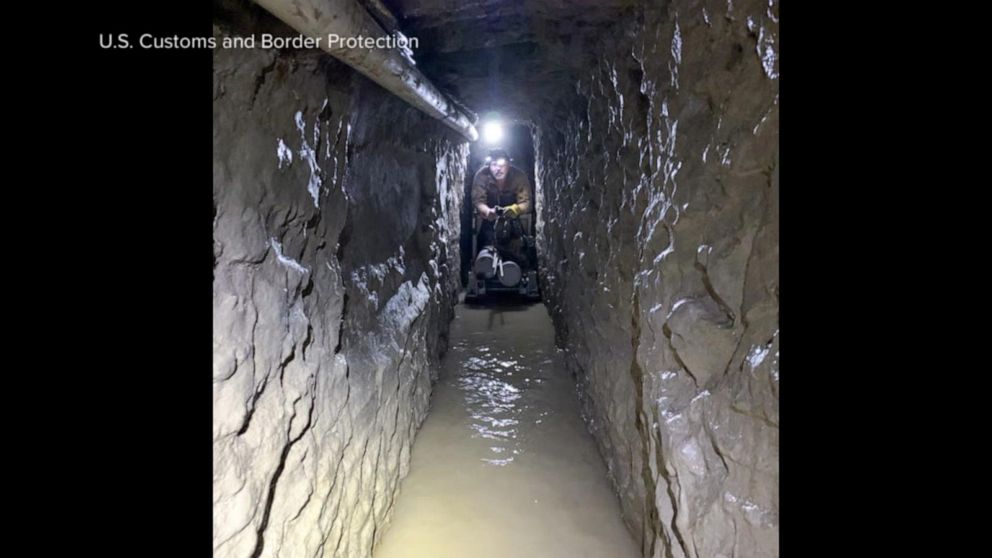 Longest Illegal Underground Tunnel Found Video Abc News