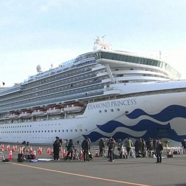 VIDEO: Thousands stuck on quarantined cruise ship off the coast of Japan