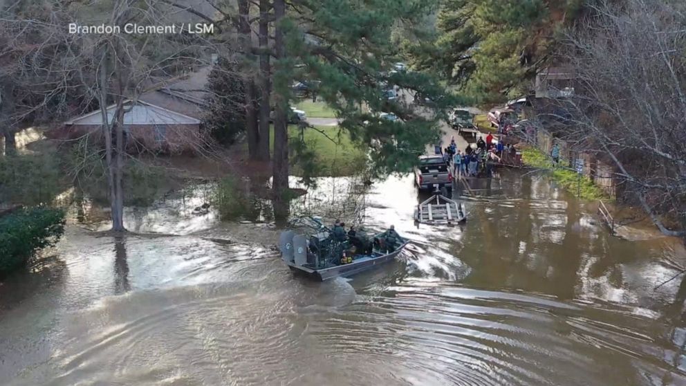 Soggy Neighborhoods Under Flash Flood Warning In Mississippi Abc News