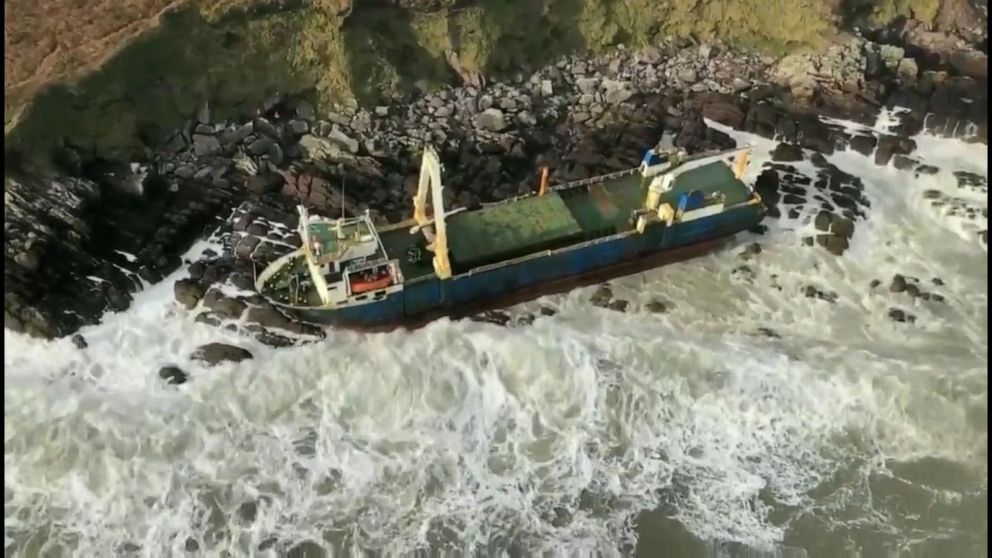 Cargo ship washes ashore after more than a year at sea Video ABC News