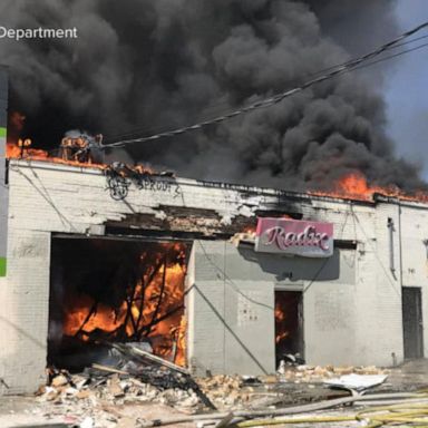 VIDEO: Warehouse explosion in downtown LA