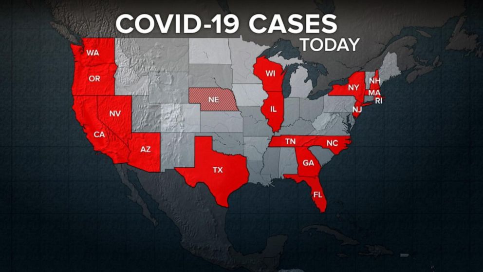 map of corona cases in us